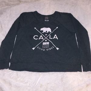 Green Long Sleeve Crewneck